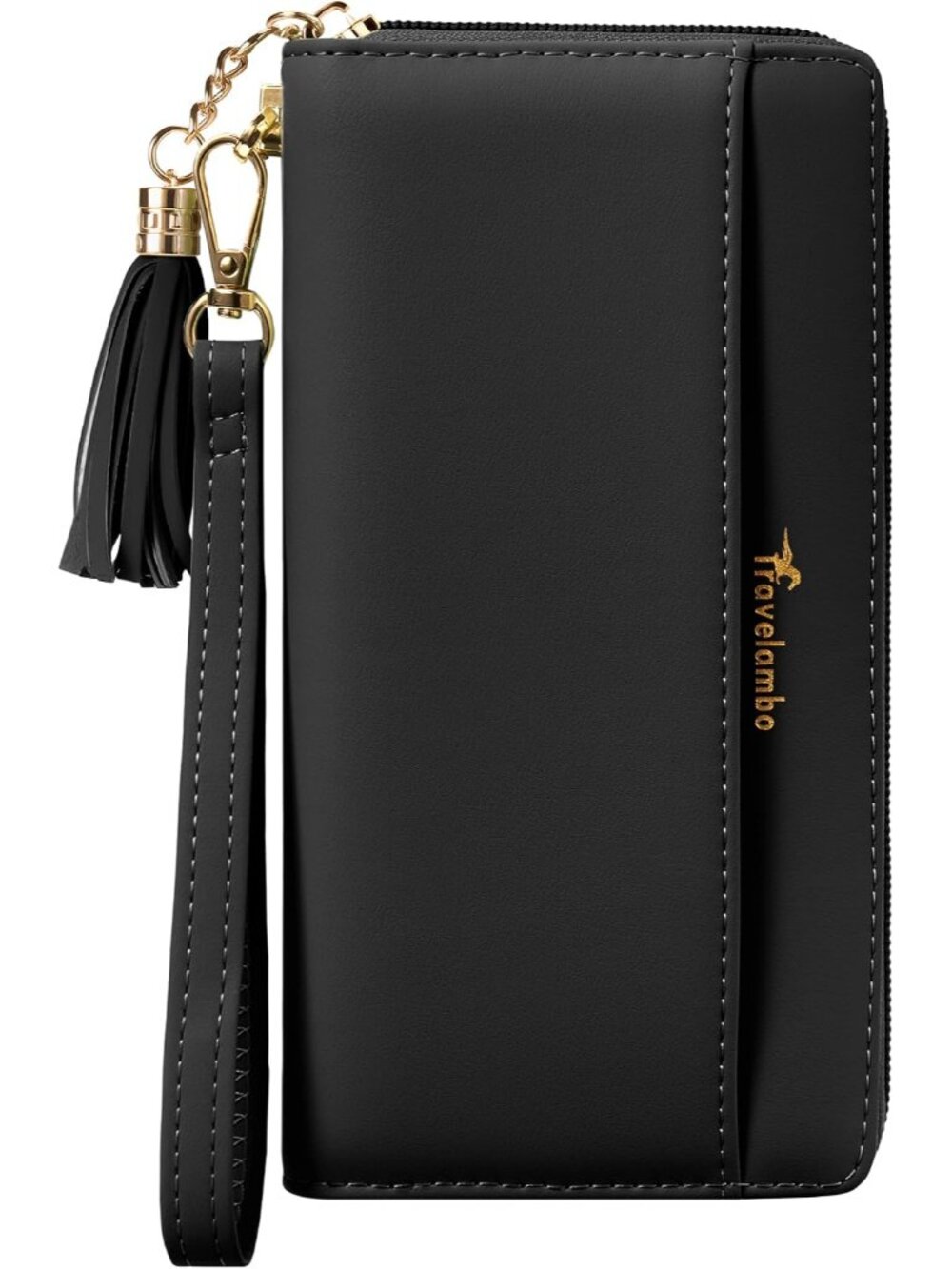 Wristlet Wallet Women RFID Bifold Large Capacity Clutch Purse